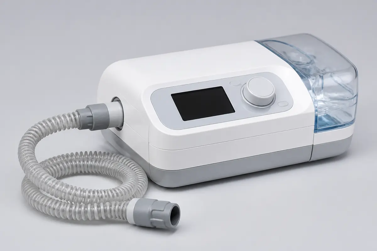 BiPAP machine used to illustrate respiratory equipment differences