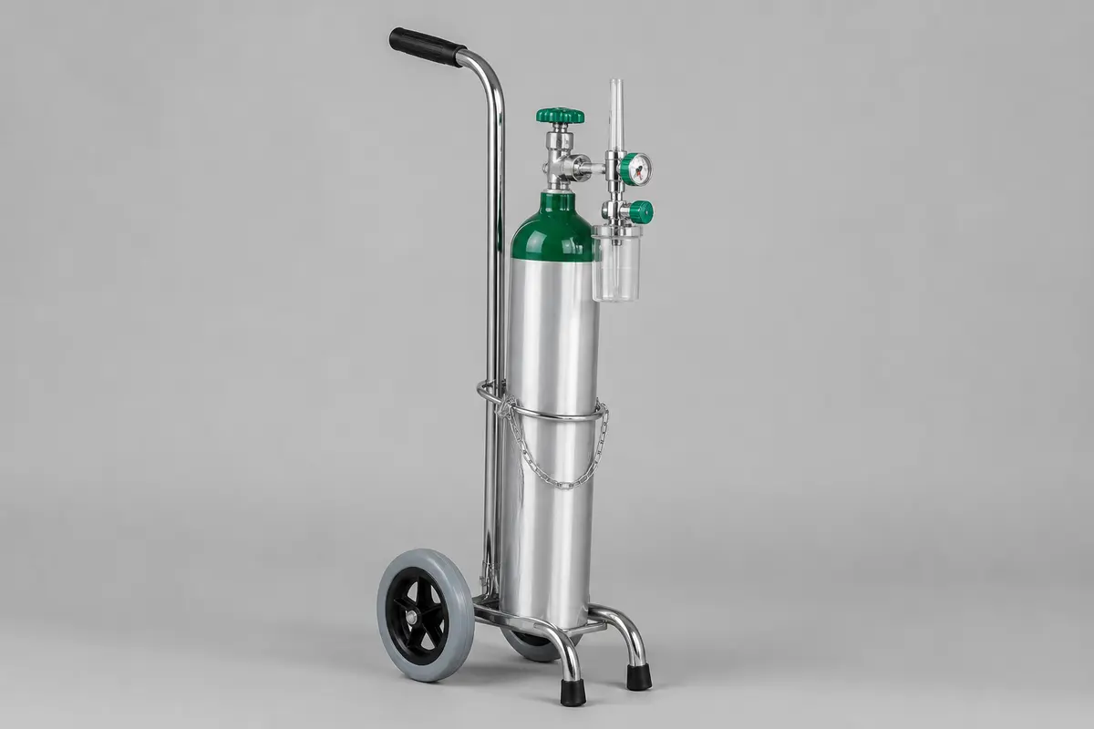 Oxygen Cylinder Trolley from Life Healthcare Medical Equipments, Hyderabad